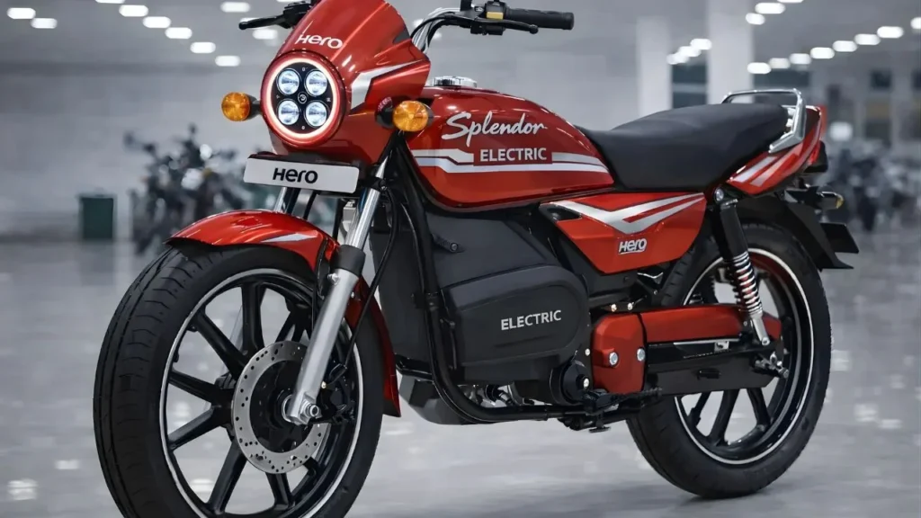 Hero Splendor Electric 2026 Launch with 160km Range and Low EMI